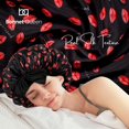 thumbnail image 4 of LAICAIW Double Layer Satin Lined Bonnet for Sleeping Adjustable Silk Bonnet Hair Bonnet Night Sleeping Cap with Edge Scarf wrap for Women Curly Hair locs Braids, 4 of 6