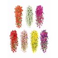thumbnail image 5 of Artificial Fake Plants for Outdoor Spring, Summer, Autumn and of Decoration, 7PCS Faux Silk Morning Glory Long Vines Stems UV Resistant Look Real for Outside Home Porch Patio, 5 of 6