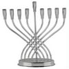 Judaica Kingdom AVJ-MENORAH-98097 Metal Menorahs - Contemporary Silverplated Menorah