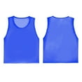 thumbnail image 3 of Sinleey Kids Boys Basketball Jerseys Basketball Training Uniform Gym Running Workout Athletic Crop Blue XL, 3 of 4