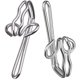 thumbnail image 4 of Ganchos de cortina de metal de 100 piezas para cortinas de puertas, cortinas de ventanas y cortinas de ducha - ganchos de cortina de cinta de cortina - plata Fokelyi YQ-0827, 4 of 6