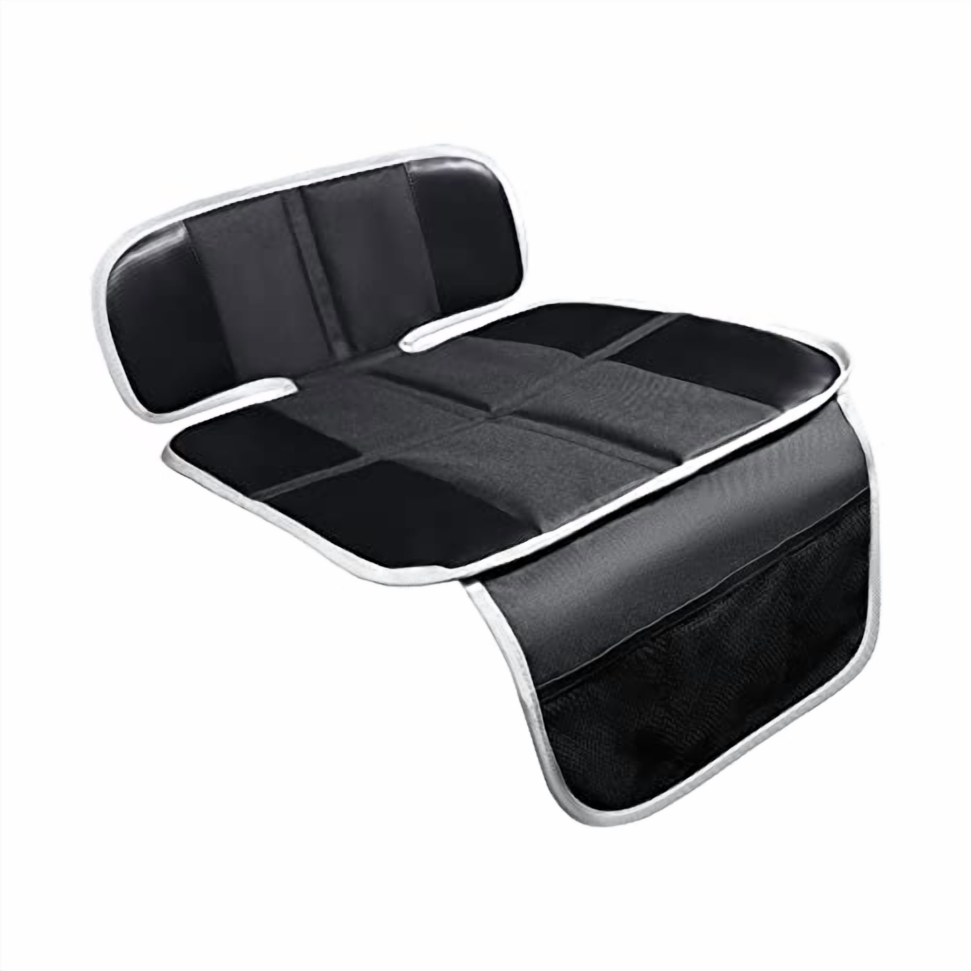 TAPHA CAR SEAT PROTECTOR FOR CHILD CAR SEAT, NON-SLIP WATERPROOF - BLACK