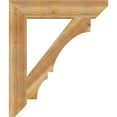 thumbnail image 3 of Ekena Millwork 6"W x 34"D x 40"H Balboa Slat Rough Sawn Bracket, Western Red Cedar, 3 of 4