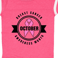 thumbnail image 4 of Inktastic October Breast Cancer Awareness Month Badge Boys or Girls Baby Bodysuit, 4 of 5