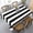 Black and White Stripe, variant on Blue Rectangle Tablecloth Washable Table Cloth 60x90 Inch Table Cover Waterproof for Decoration Kitchen Dining Room