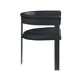 thumbnail image 6 of Meridian Furniture Romeo Black Vegan Leather Dining Chair (Set of 2), 6 of 8