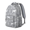 thumbnail image 2 of Cute Dog & Succulents Backpack - Botanical Theme for Nature Lovers, Gift for Plant & Pet Fans, Eco-Friendly Material, Roomy Front Pocket, 2 of 6