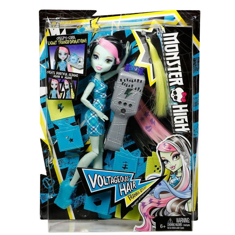 Monster High Voltageous Hair Frankie Stein Doll - Walmart.com