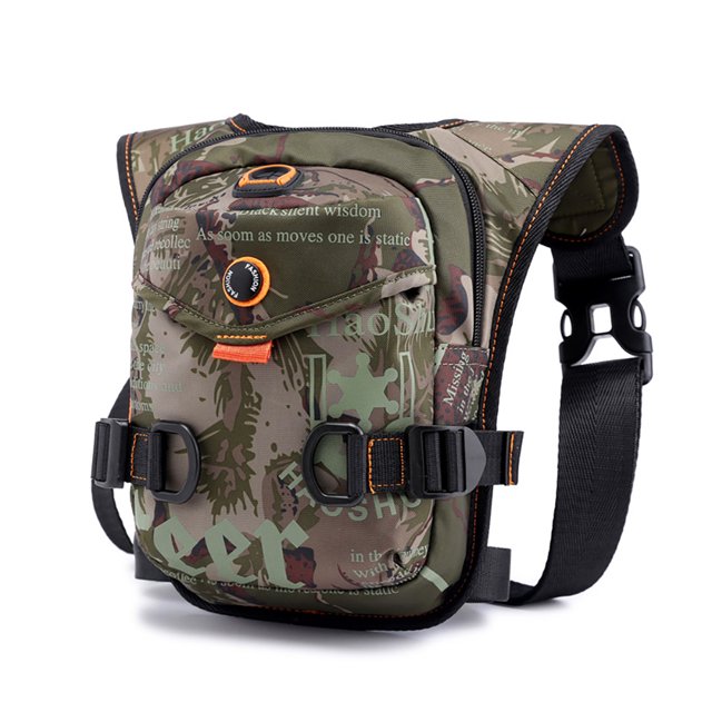Bolsas de pierna caída Accesorios Bolsa de hombro para montar en bicicleta al aire libre (camuflaje)
