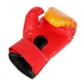 thumbnail image 5 of Karlsitek Kids PU Leather Boxing Gloves for Sparring, Fire Pattern, 12 oz, 5 of 7