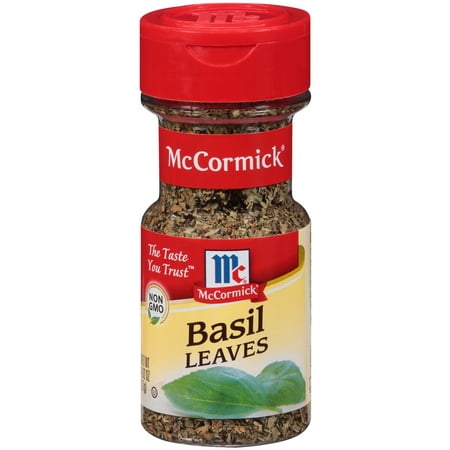 (2 Pack) McCormick Basil Leaves, 0.62 oz (Best Way To Store Basil Leaves)