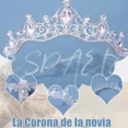 thumbnail image 3 of Reina Corona Princesa Boda Tiara Tiara Nupcial Y Cumpleaños, 3 of 8