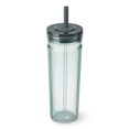 thumbnail image 4 of BUILT Torrent 24 oz Double-Wall Acrylic Tumbler Water Bottle with Straw, Mint, 4 of 10