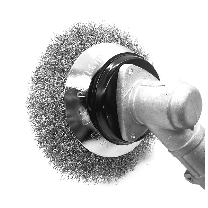 150/200mm Grass Trimmer Head Thin Steel Wire Brush Cutter Dust Removal Weeding Plate for Lawn mower 6"/8" Bowl Wheel Garden Part
