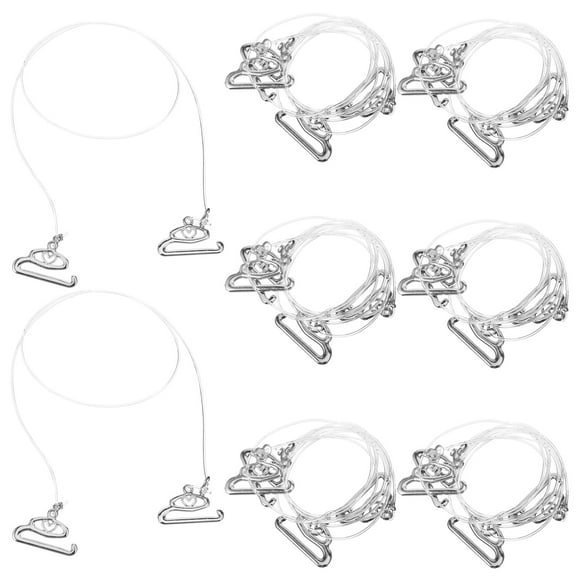 FRCOLOR  16 Pcs Clear Bra Straps Tape Transparent Invisible