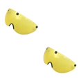 thumbnail image 1 of Transemion for Visor Peak 5-Snap Open Face Spare Parts Replaces Yellow Type B 2Set, 1 of 6