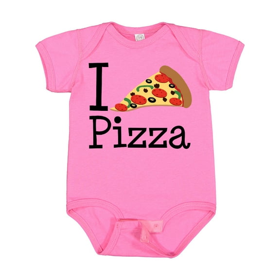 Inktastic I Heart Pizza Boys or Girls Baby Bodysuit