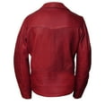thumbnail image 2 of Pure Leather - Men's Easy Rider Motorcycle Lambskin Leather Jacket, 2 of 7