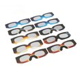 thumbnail image 1 of Gafas De Observación De Sol, Papel De Resina, Imagen Clara, Livianas, Portátiles, Duraderas, Visores De Eclipse Solar, 10 Piezas Para Acampar, 1 of 7