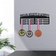 thumbnail image 3 of Medal hanger, Medal holder, Hanging medal, Medal holder, Hanging hooks, Medal rack, Black, metal, Wall decoration, Medal display, Medal and cup organi, 3 of 5