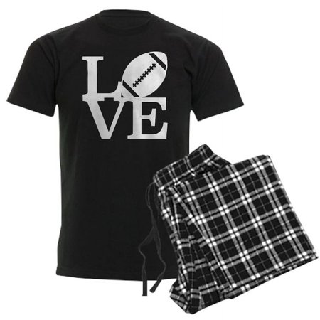 

CafePress - Love Football - Men s Dark Pajamas