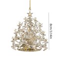 thumbnail image 3 of Fwttom Acrylic Reindeer Christmas Tree Ornament Lighted Hanging Decor with Crystal Like Festive Holiday Tree Accessory, 3 of 3