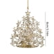thumbnail image 3 of Adorno navideño de reno acrílico con efecto cristal | Escena navideña en 2D con detalles dorados | Decoración colgante iluminada de 8 cm para árboles y coronas | Regalo festivo, 3 of 3