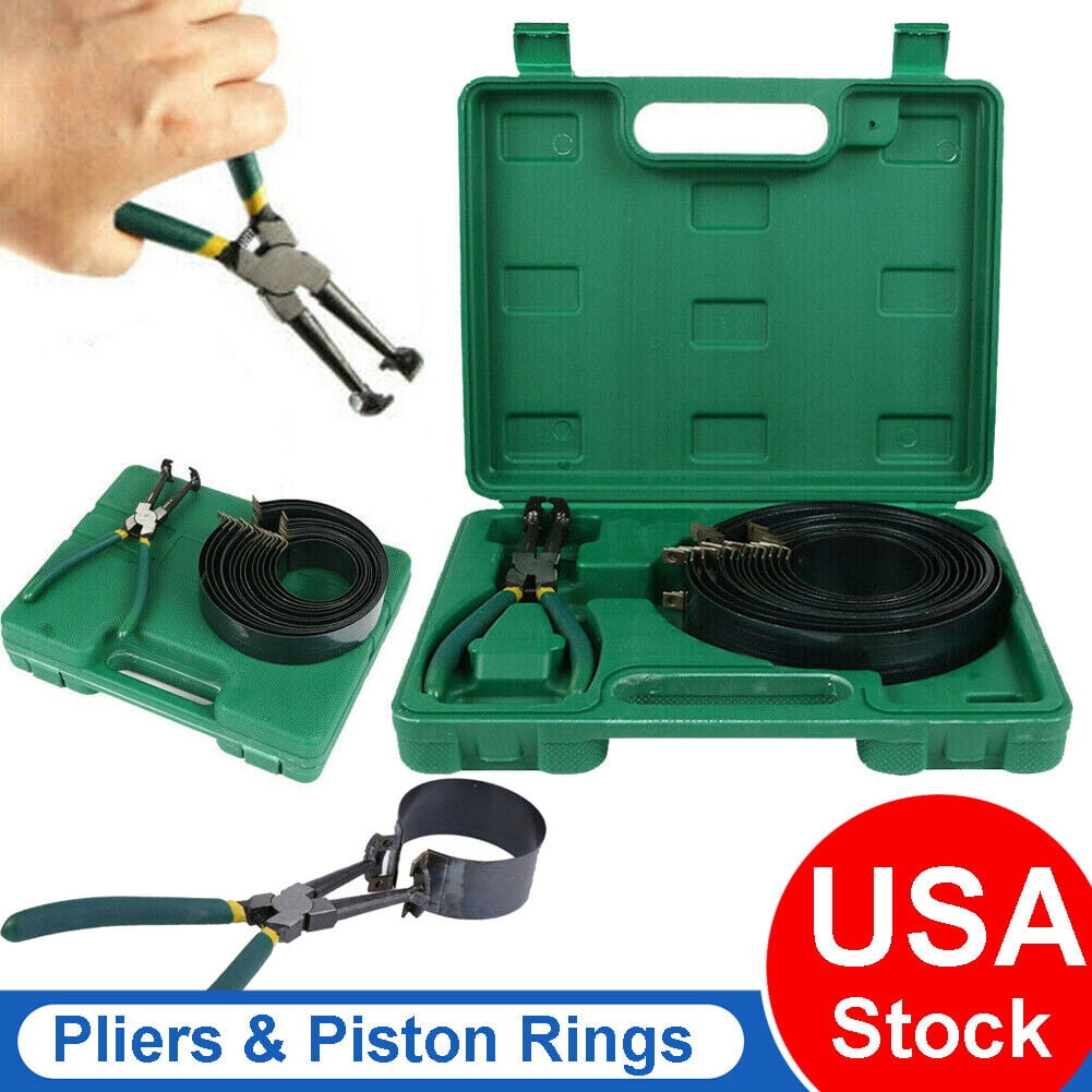 Professional Piston Ring Compressor Cylinder Installer With Plier & 14