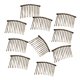 thumbnail image 5 of Peines laterales para el cabello de metal de 20 piezas, peines laterales para velo , pasador, fornituras 12 , accesorios p, 5 of 9