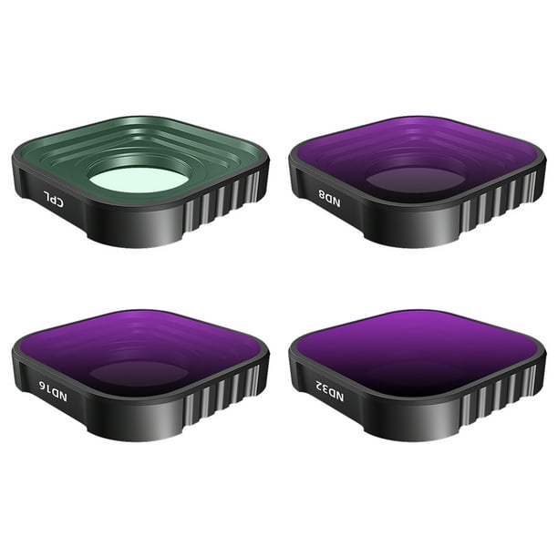 Filtro de cámara Protección de lente impermeable para Gopro 9/10/11 (ND8+ND16+ND32+CPL) Likrtyny Para estrenar