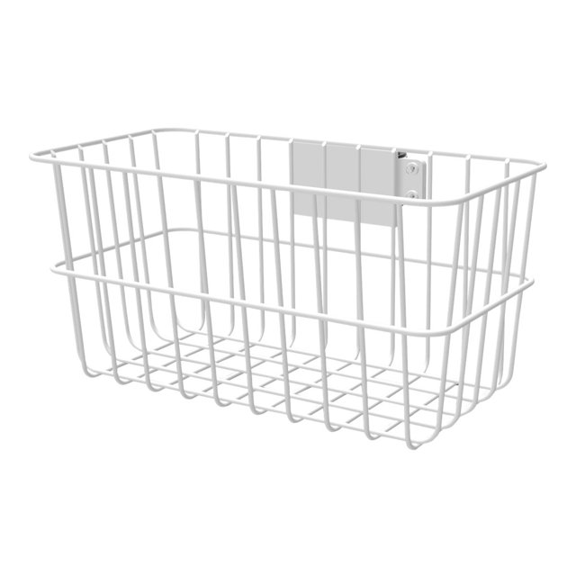 Compulocks Basket for Rolling Rise Stand - Mounting component (basket) - white - cart mountable - for Compulocks iPad 10.2-inch; Maclocks Rise Freedom Enclosed Rolling Kiosk