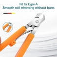 thumbnail image 3 of FEOLGEHLY Stainless Steel Nail Clipper Set, Wide Opening Slant Tip Anti-Splash Nail Cutter, Heavy Duty Fingernail & Toe Nail Clippers for Men Women Adults Seniors, Large Clippers for Thick Nails, 3 of 6