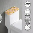 thumbnail image 3 of ZIATUBLE Lemon Floral Toilet Tank Dust Cover Universal Toilet Tank Lid Standard Toilet Tank Cover Set 2 Pack Easy to Install Toilet Tank Lids Covers for Bathroom Toilet Mat Protective Cover, 3 of 5