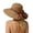 Khaki, variant on SUYIDA Women's Summer Sun Hat with Wide Brim Breathable Straw Design for Outdoor Beach Wear