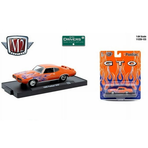 M2 Machines Auto-Drivers 1:64 R123 1969 Pontiac Gto
