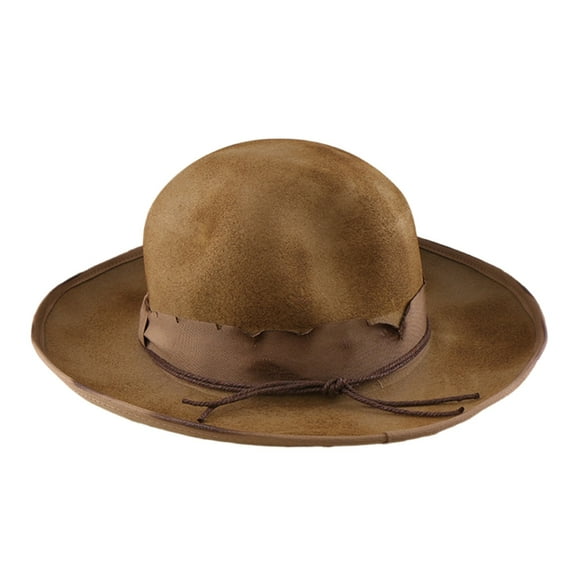 lanema Wool Homburg Panama Hat Exotic Maillard for Women Men Photo Props Western for Men Women Unisex Wear Headwear