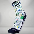 thumbnail image 3 of Zensah Boston Socks (Mini-Crew) S / Marathon Doodle, 3 of 5