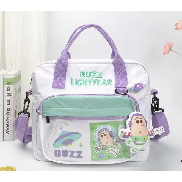 Nueva mochila portátil de gran capacidad con diseño de oso de abeja original de Winnie The Pooh Kawaii, bolso de un solo hombro, regalos bonitos de dibujos animados para niñas
