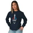 thumbnail image 4 of US Air Force Military Aircraft Jet Long Sleeve TShirt Men Women Brisco Brands S, 4 of 6