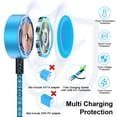 thumbnail image 3 of 2 in 2 USB C Watch Charger,USBA&C to USB C Cable&Watch Charger Android Type C Cale Cords 6ft Fast Charging Dock Stand Replacement Wireless Magnetic USB Type C Watch Charger Pad Compatible for Samsung, 3 of 8