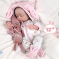 thumbnail image 4 of Muñeca Reborn BABESIDE Beta de 30 cm con cuerpo suave y caja de regalo, 4 of 5