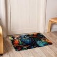 thumbnail image 6 of Owl Polyester Non-Slip Machine Washable Office Mat - Door Mat Chair Rugs Door Mats, 6 of 6