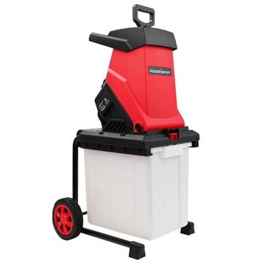 PowerSmart 1.5" 120V 15-Amp Electric Wood Chipper Shredder, with Collection Box