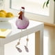 thumbnail image 3 of Estatua Creativa Pollo Ojos Grandes Pies Largos Impermeables para Patio Interior Al Aire Libre, 3 of 9