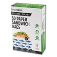 thumbnail image 6 of Lunchskins Recyclable & Sealable Paper Sandwich Bags – 50 Count | Shark Design | Eco-Friendly Grease-Resistant Glassine Snack Bags with Self-Adhesive Closure for Freshness, 6 of 9