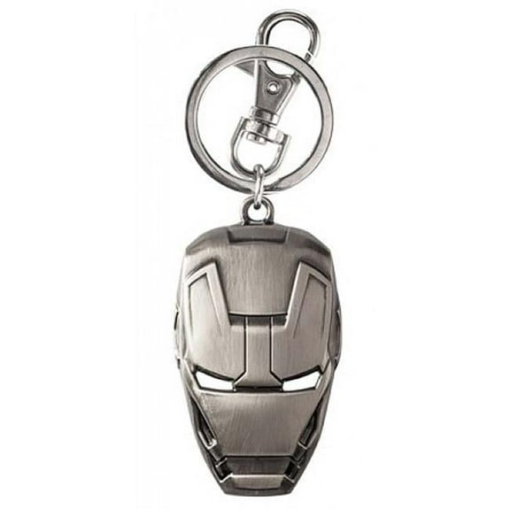 Ironman Mask Pewter Keychain