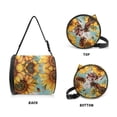 thumbnail image 3 of ZIATUBLE Sunflower Cow Paper Towel Storage Case Butterfly Travel Hanging Tissue Box with Adjustable Strap Paper Towel Hanging Organizer Washable Camping Toilet Paper Holder Outdoor, 3 of 7