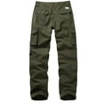 thumbnail image 3 of TRGPSG Men's Cargo Pants Outdoor Relaxed Fit Hiking Pants with Multi-Pockets 30, 3 of 7
