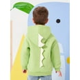 thumbnail image 3 of famuka Toddler Boy Girl Dino Sweatshirt Baby Cute Cartoon Hoodies Casual Shirts, 3 of 9