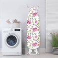 thumbnail image 4 of HELLHERO Table Top Ironing Board Cover Protector 15x54 Inch Iron Board Cover Soft and Comfortable Hook and Loop Elastic Edge, Merry Christmas Watercolor Mixed Floral, 4 of 6